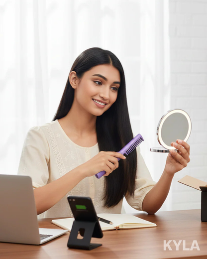 Mini Hair Straightener for Salon-Style Hair, Anytime, Anywhere