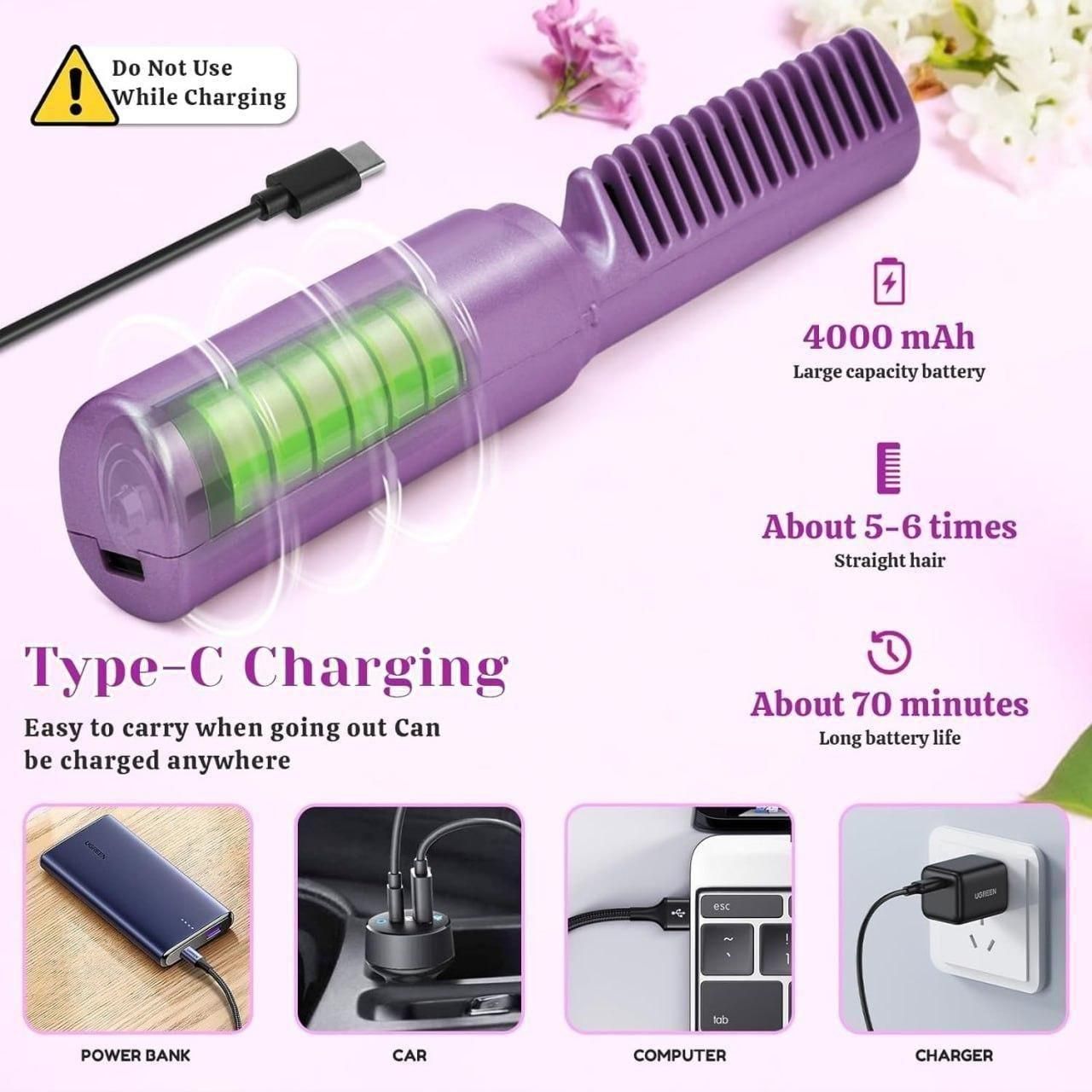 Mini Hair Straightener for Salon-Style Hair, Anytime, Anywhere